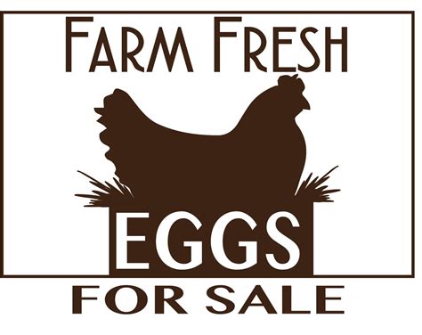 Fresh Eggs For Sale Sign Pl 1
