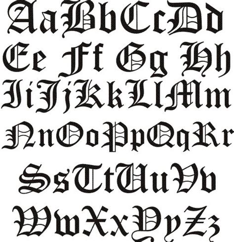 Old Englishhh Lettering Fonts Lettering Lettering Alphabet