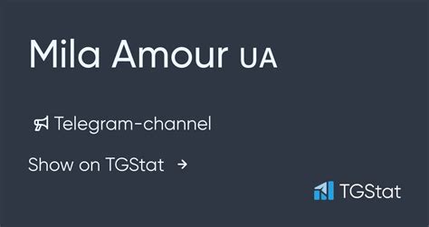 Telegram Channel Mila Amour Samadhi Amor Tgstat