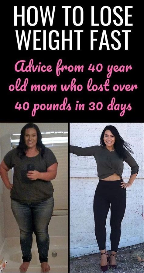 How to lose 40 pounds in 30 days. How To Lose Weight Fast - Advice From 40 Year Old Mom Who ...