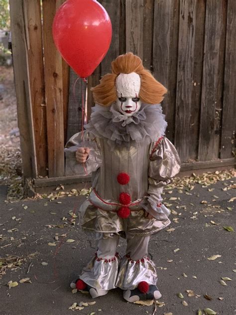 Pennywise Costume Child Pennywise Halloween Costume Scary Kids