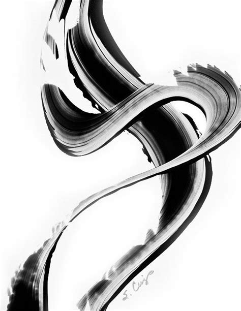 Black And White Painting Bw Abstract Art Artwork High