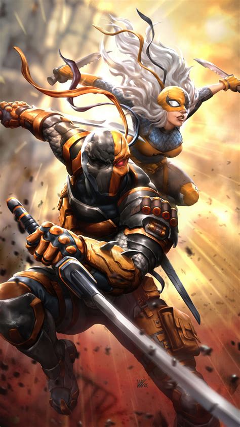 1440x2560 Deathstroke And Rose Wilson 5k 2023 Samsung Galaxy S6s7