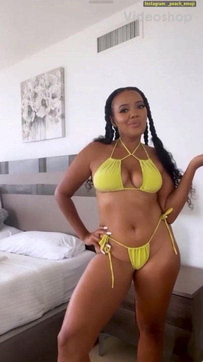 Angela Simmons Sexy Bikini Schlampe Huldigt Ebenholz Schwarzes Sperma