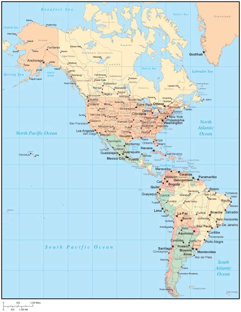 North And South America Map By Dikobrazik Graphicriver Mapfocus