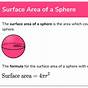 Sphere Surface Area Calculation Worksheet