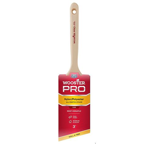 Wooster 3 Inch 75mm Pro Nylonpolyester Angle Sash Brush The Home