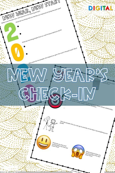 New Years 2022 Reflection And Check Inget To Know Your Students Paper
