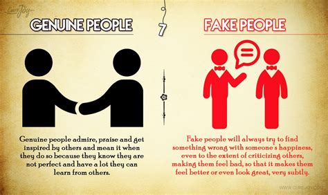 8 Differences Between A Genuine Person And A Fake Person That You