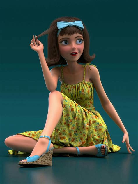 Pin By Fatimah On انميات Girl Cartoon Characters Character Design Animation 3d Character