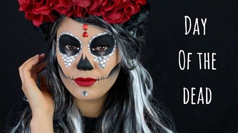 Day Of The Dead Makeup Tutorial Halloween 2017 Riri Makeupnz Youtube