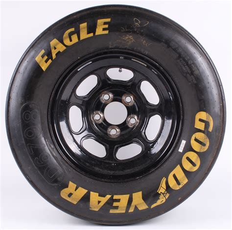 Richard Petty Signed Goodyear Eagle Racing Tire Jsa Loa Pristine