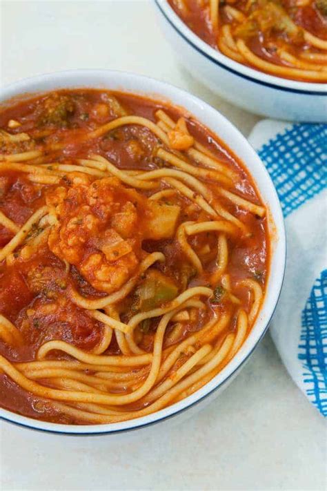 Instant Pot Spaghetti Soup Recipe Honey And Birch