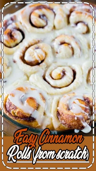 Easy Cinnamon Rolls From Scratch Healthy Living And Lifestyle