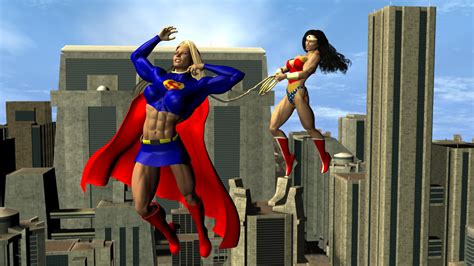 Supergirl Vs Wonder Woman By Plinius On Deviantart