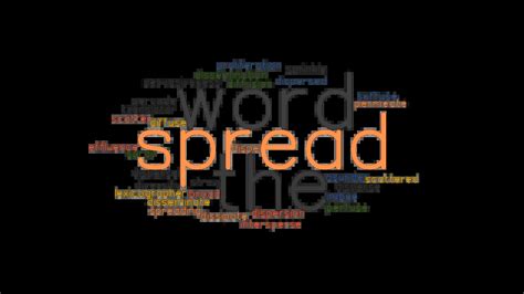 Spread The Word Synonyms And Related Words What Is Another Word For