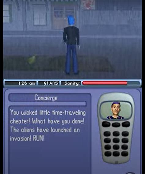 In The Sims 2 Ds Version If You Turn Back The Dss Clock The Game