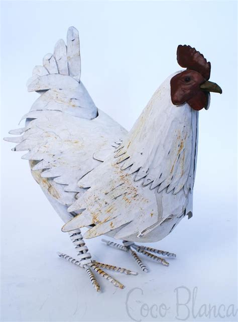 Chicken buy wall art from the getty images collection of creative and editorial photos. Rustic Metal Chicken | Chicken art, Metal yard art, Metal chicken