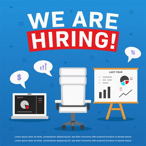 We are hiring poster ads, accountant manager or financial employee