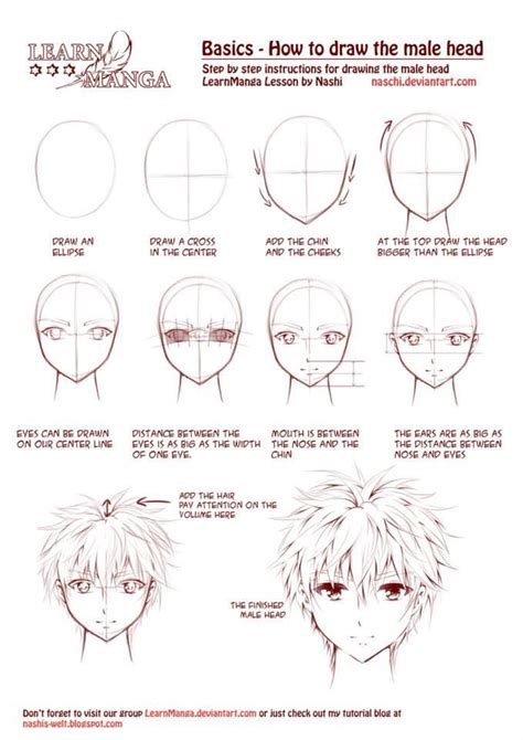 How To Draw A Manga Boy Step By Step Manga