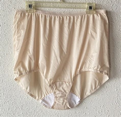 shadowline ivory high waist nylon bikini underwear panties brief gusset glossy 18 90 picclick