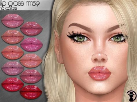 Lip Gloss M159 By Turksimmer At Tsr Sims 4 Updates