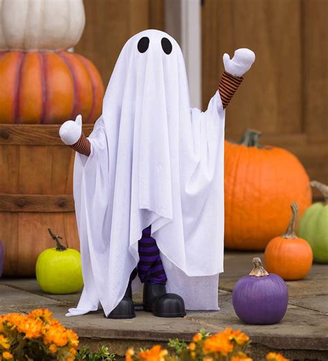 Wiggle Ghost Halloween Decoration Hearthsong