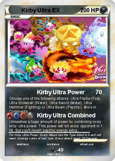 Kirby pokemon card makers is a group on roblox owned by refletivebrother with 8 members. Pokémon Kirby Ultra EX - Kirby Ultra Power - My Pokemon Card