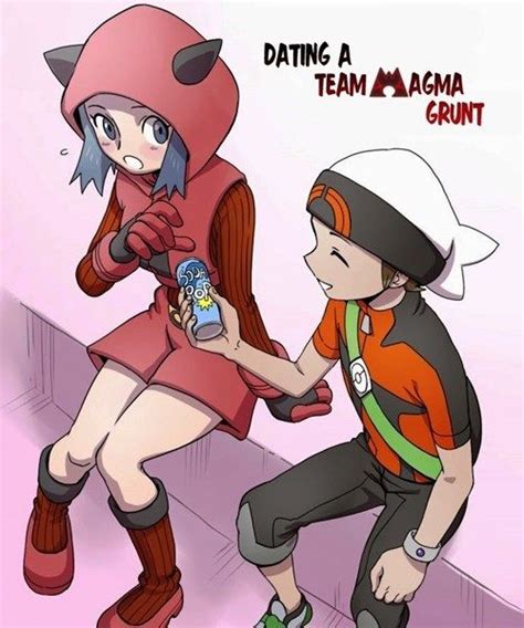 this story about dating a team magma grunt is too darn cute pokemon pokemon comics pokemon teams