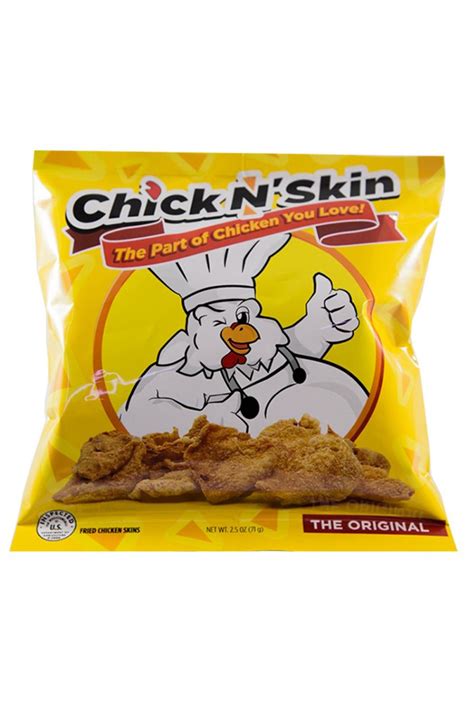 Fried Crispy Chicken Skins Original High Protien Snacks Protien