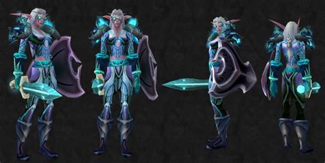 World Of Warcraft Transmog Set Idea Night Elf Shaman Or Warrior Maybe Or Even A Paladin
