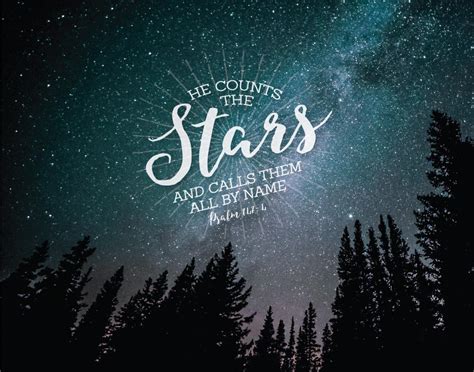 He Counts The Stars Psalm 1474 Seeds Of Faith
