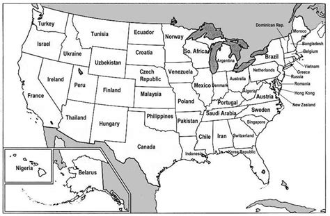 Mapas Dos Estados Unidos Para Imprimir E Colorir Online Cursos Gratuitos