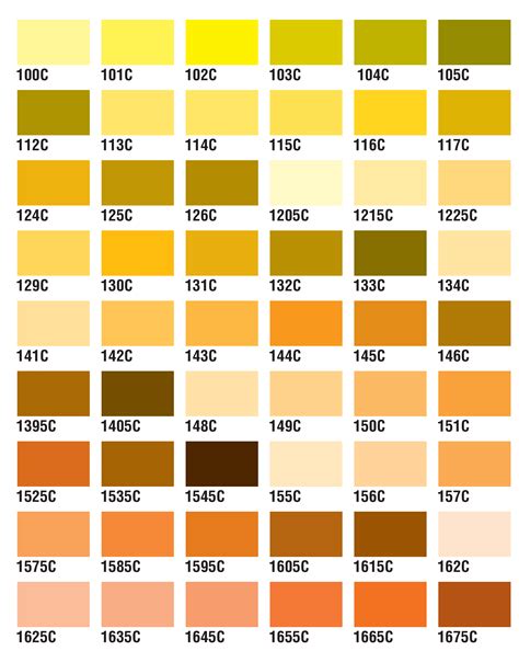 Pantone® Matching System Color Chart At Age Graphics