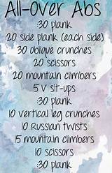 Pictures of Easy Ab Workouts To Do At Home