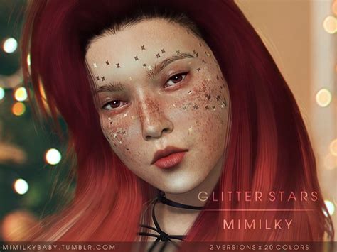 Glitter Stars By Mimilky At Tsr Sims 4 Updates