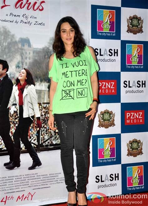 Preity Zinta Promotes ‘ishkq In Paris Koimoi