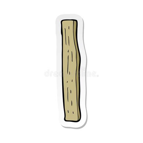 Wood Post Vector Iconcartoon Vector Icon Isolated On White Background