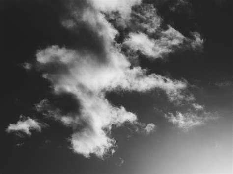 Grayscale Photo Of Clouds · Free Stock Photo