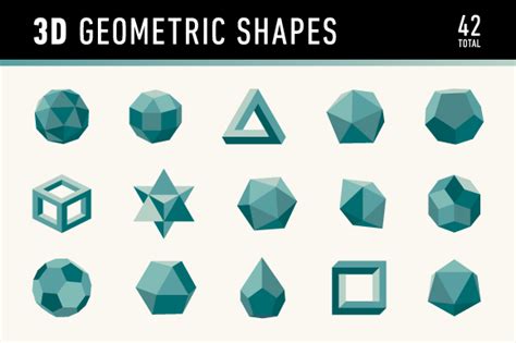 3d Geometric Shapes Graphics On Creative Market