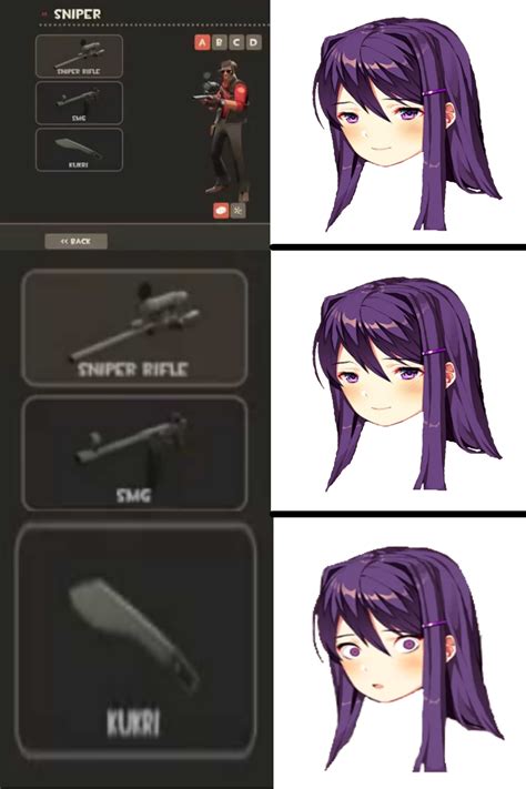 Yuri Plays Team Fortress 2 For The First Time Ddlc
