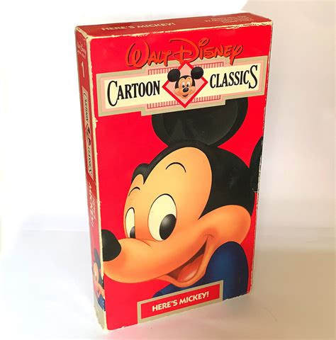 Walt Disney Cartoon Classics Volume 1 Heres Mickey Vhs Home Video