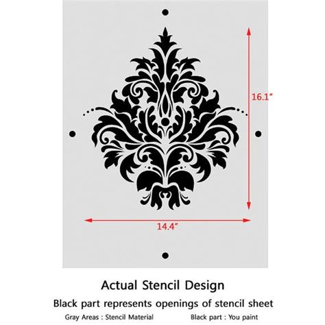 Damask Wall Stencils Wall Stencil Designs Custom Stencils Stencil