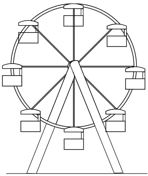 27 Ferris Wheel Coloring Page Hassinajadon