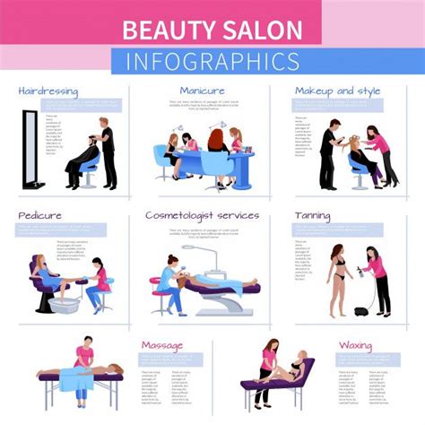 Beauty Salon Flat Infographics With The Premium Vector Freepik Vector Banner Business