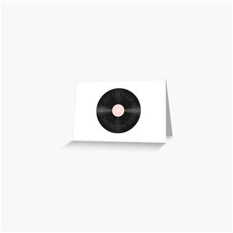 Put On Your Records And Regret Me Greeting Card For Sale By High