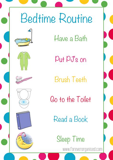Free Printable Morning Routine Charts With Pictures Web Visual