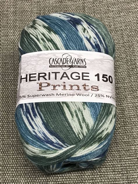 Final Sale Cascade Yarns Heritage 150 Sport Sock Color 5 Etsy Yarn