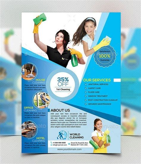 House Cleaning Flyers Templates Free House Cleaning Flyer Template 9