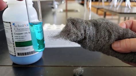 Copper Sulfate And Steel Wool Youtube